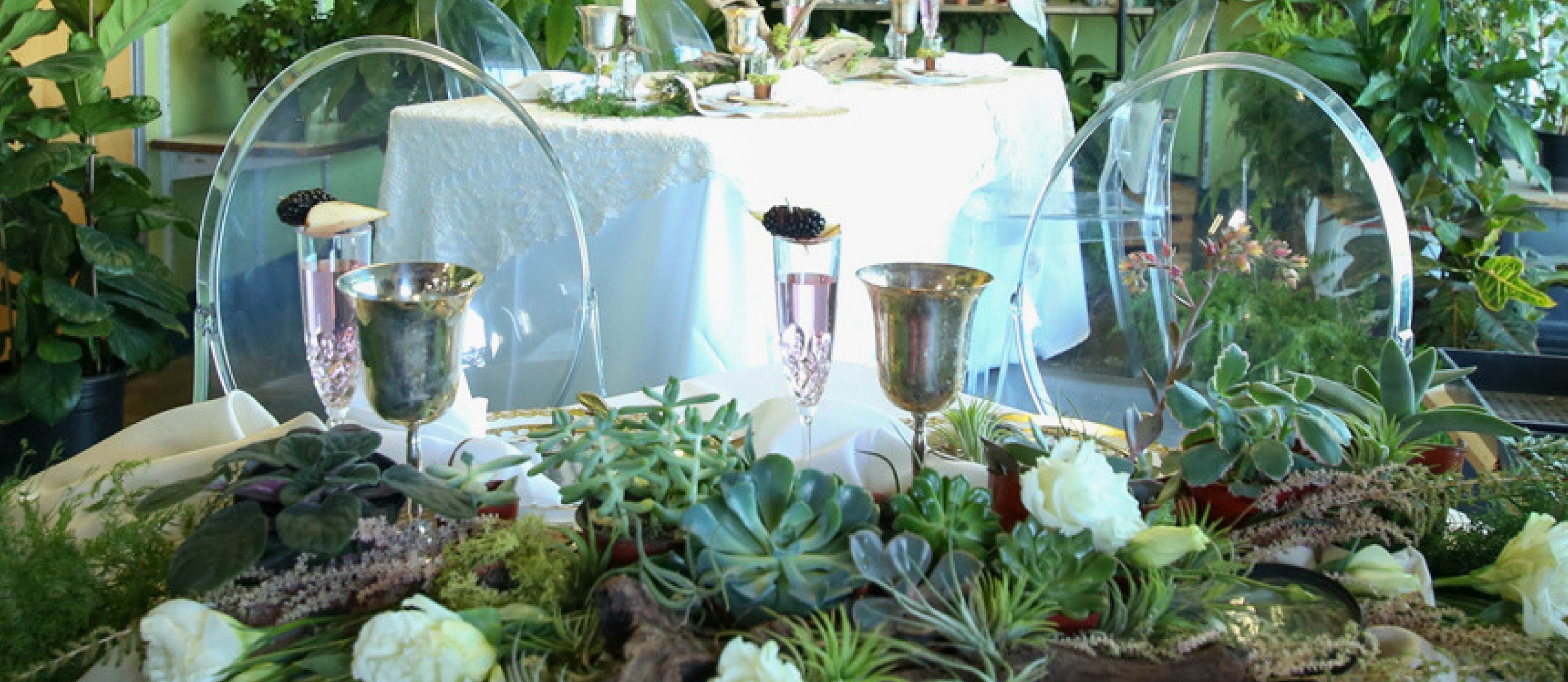 Greenhouse Inspired Wedding