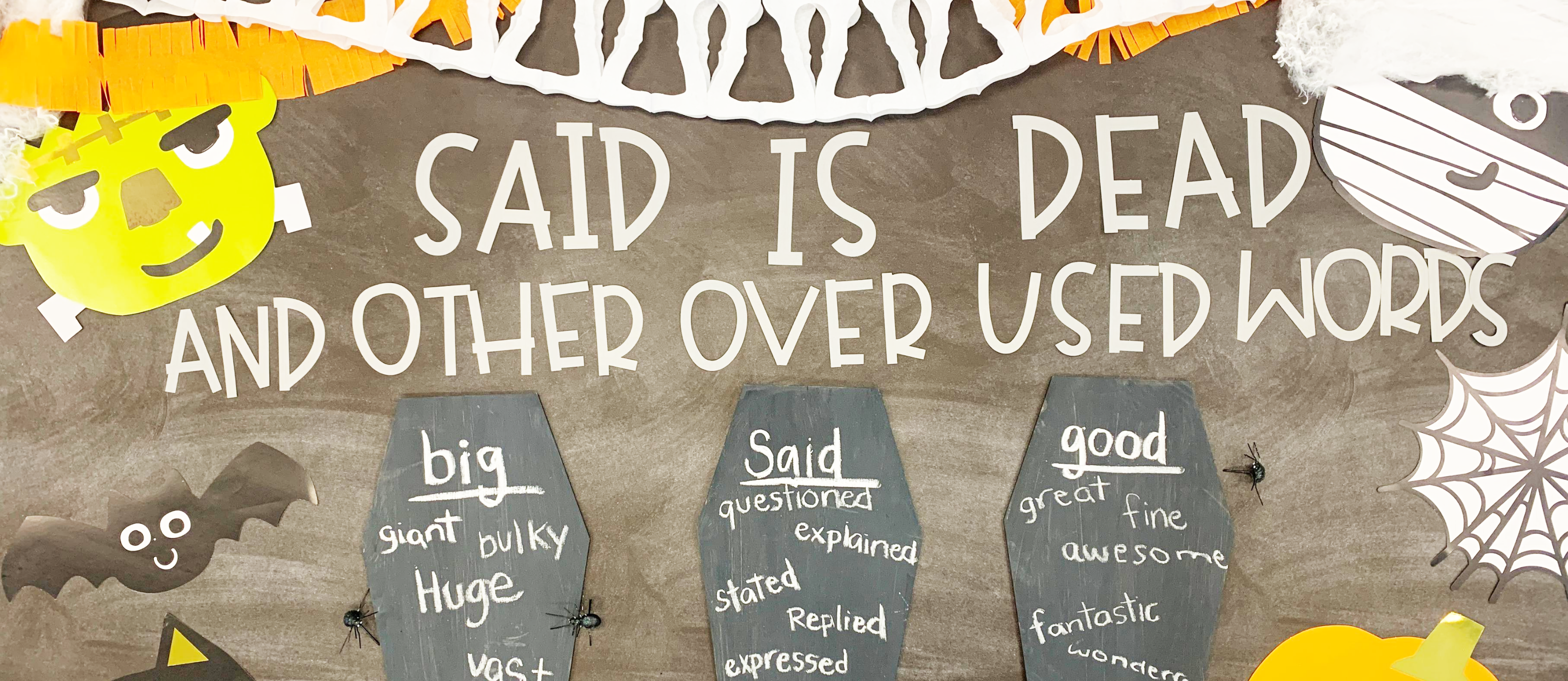 Said is Dead and Other Overly Used words Bulletin Board