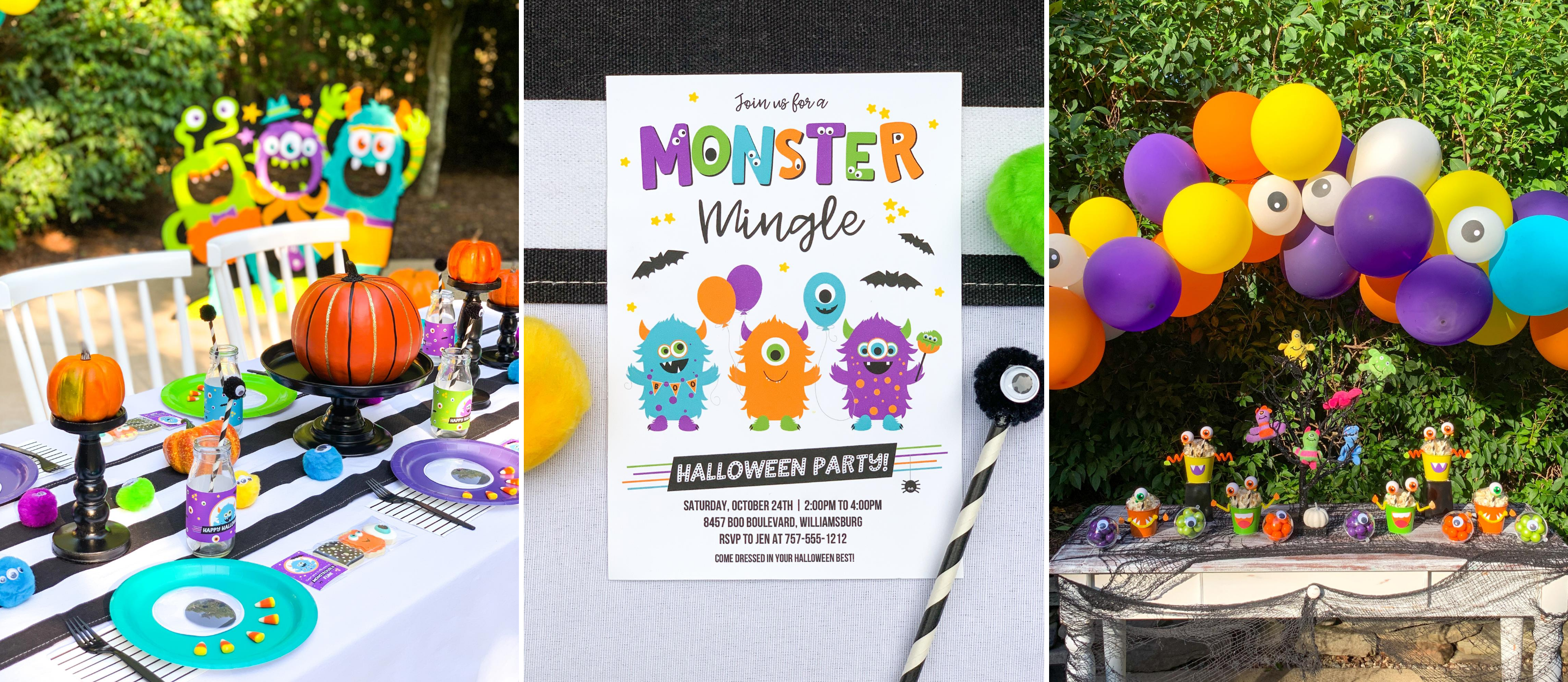 Monster Ball Easy Halloween Party Craft And Game – Miniature Masterminds