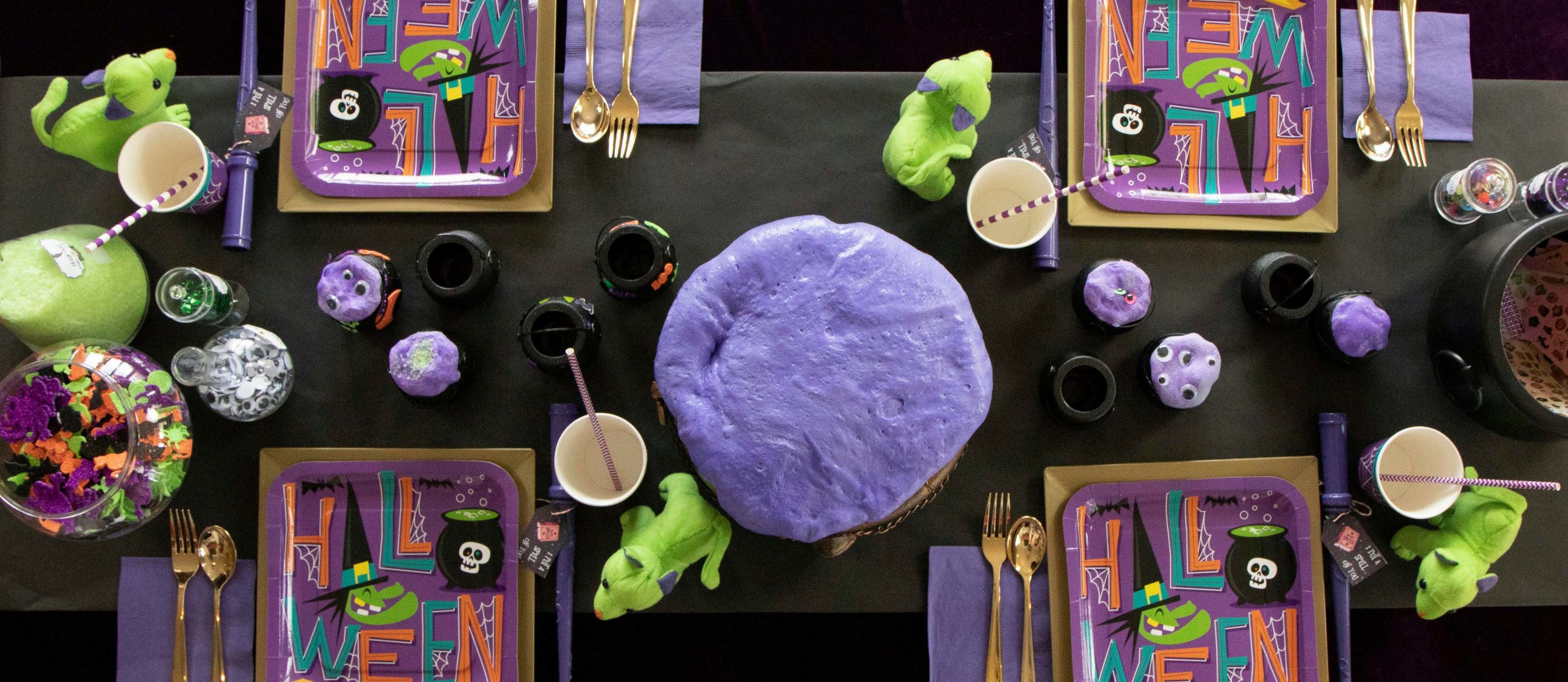 How to Host a Halloween Glitter Slime Party for Kids