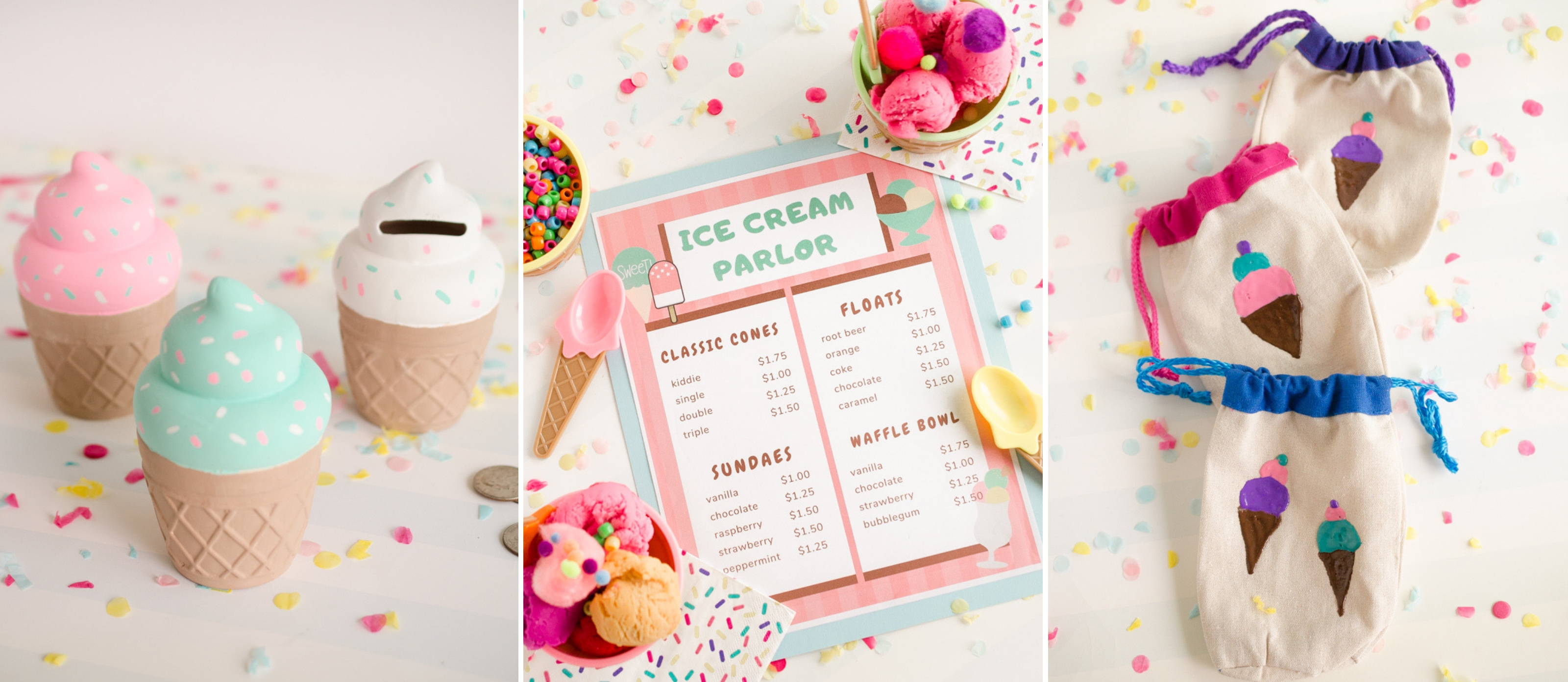 Colorful Cardboard Ice Cream Cone Craft for Kids - Crafting A Fun Life