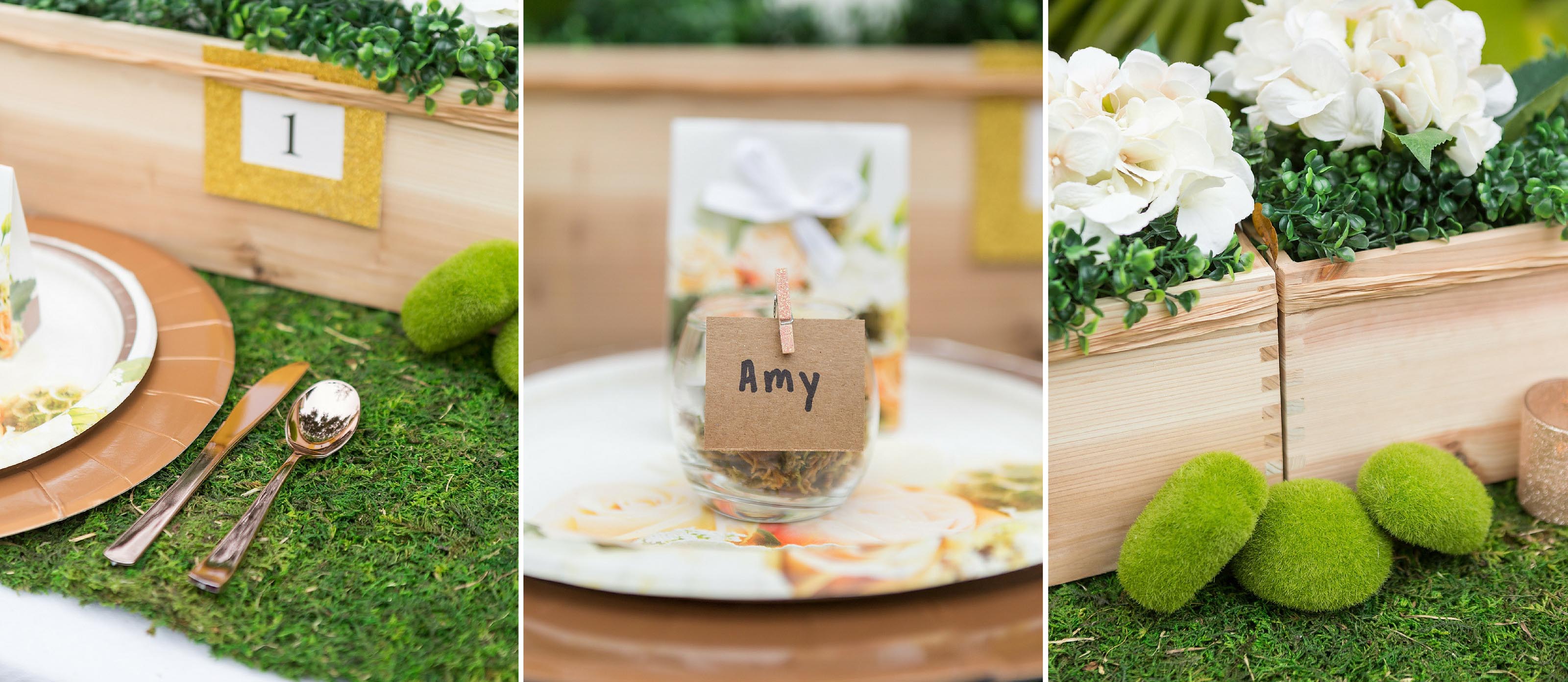 Let Love Bloom Wedding Table Idea