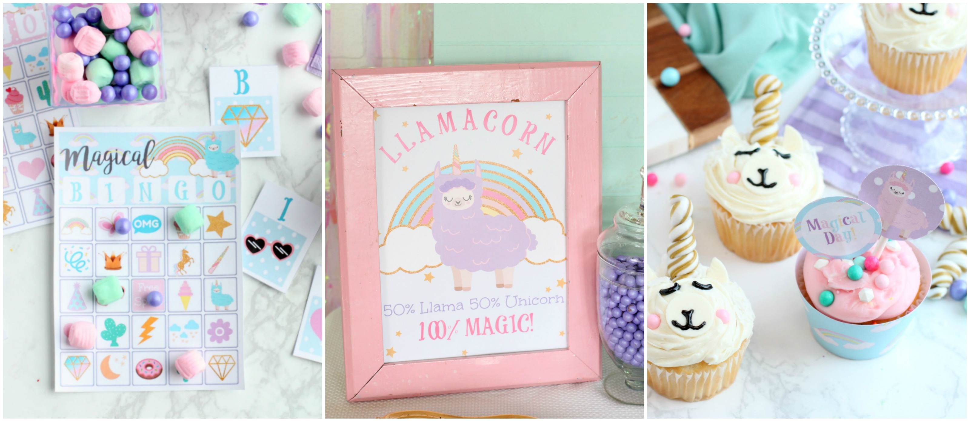 Llamacorn Party Printables | Fun365