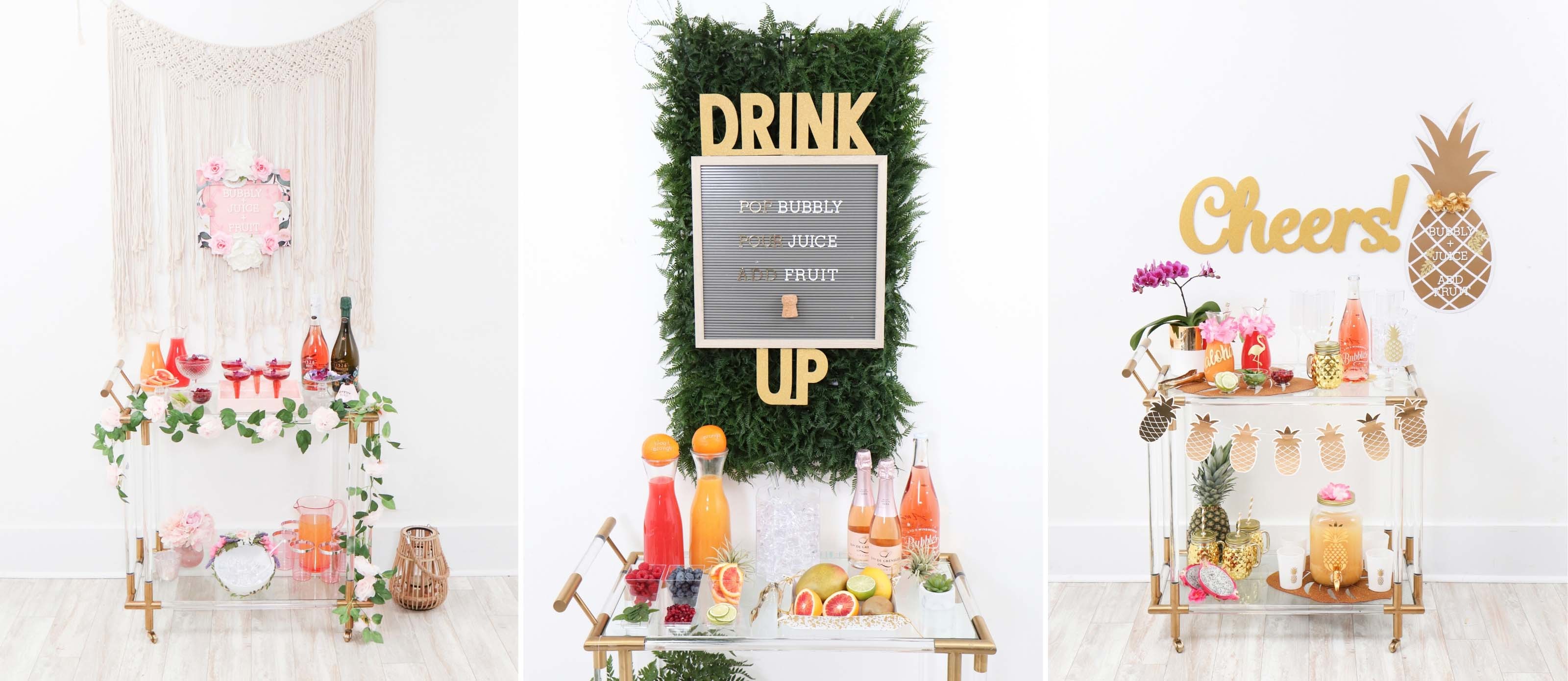 How to Set Up a DIY Mimosa Bar - Pineapple Paper Co.