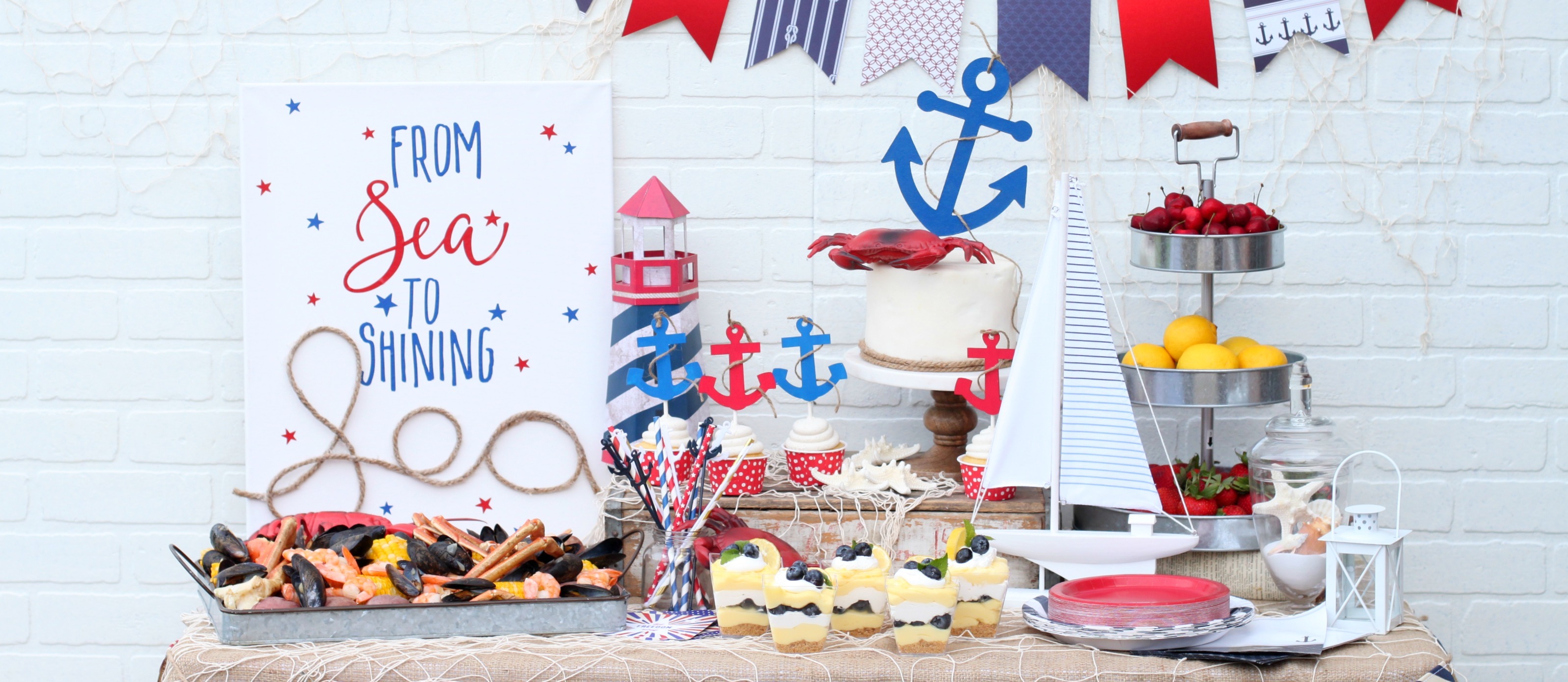 Nautical 4th of July Party