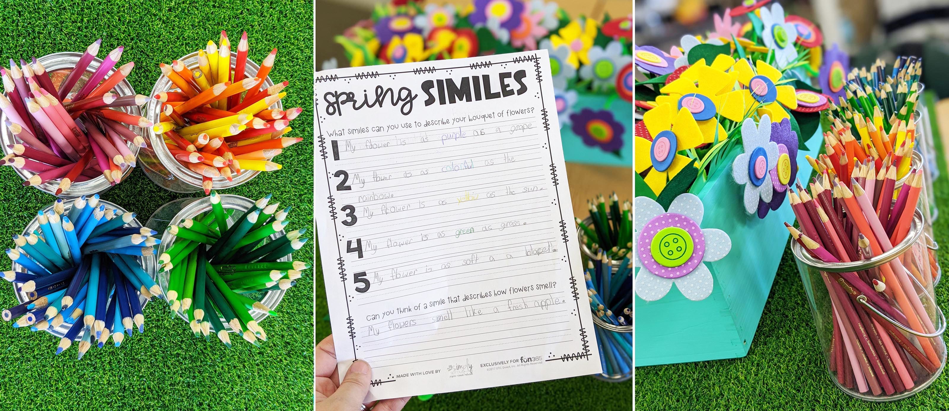 Spring Similes Activity