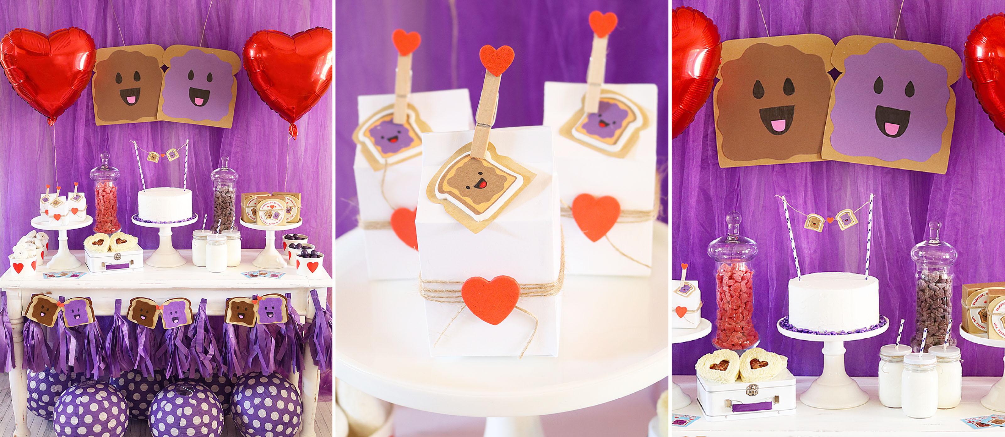 "We Go Together Like PB & J" Valentine's Day Party
