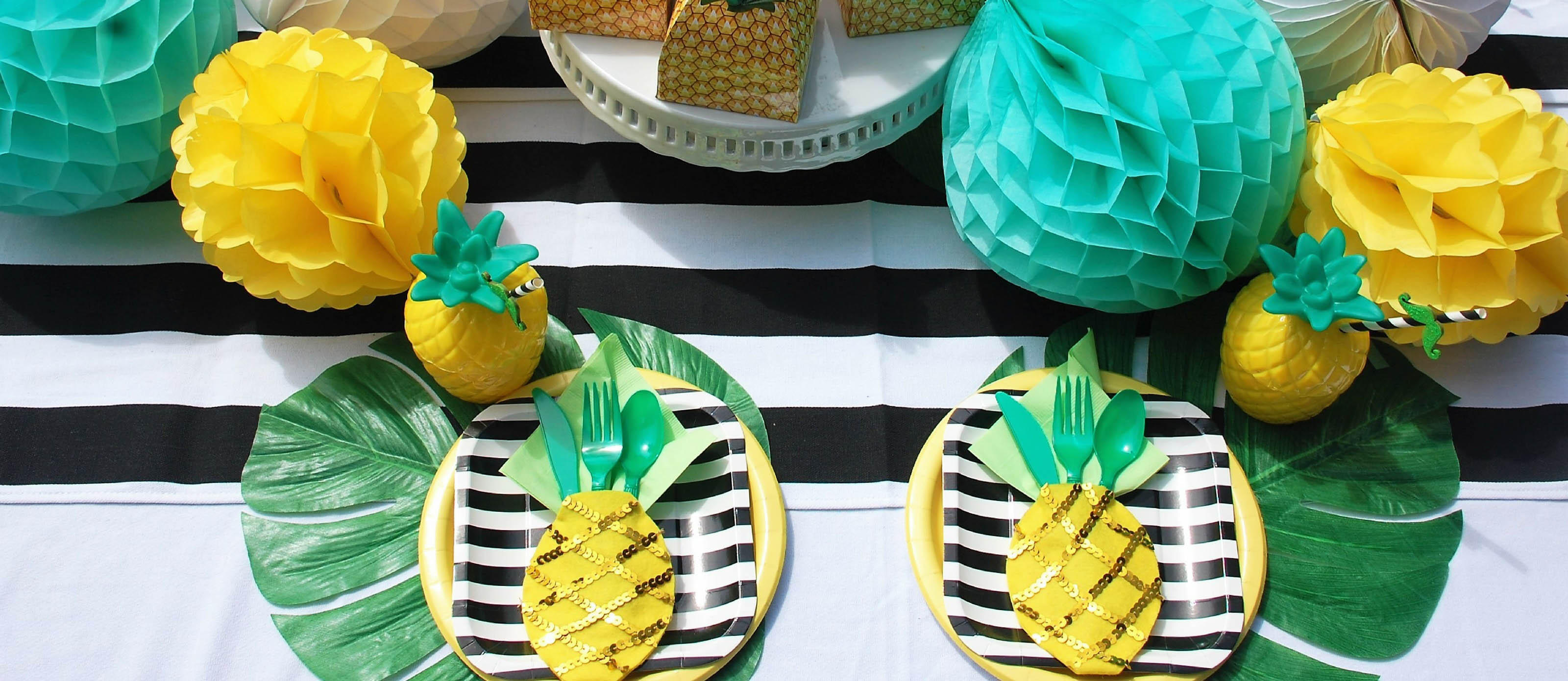 Pineapple & Stripes Dinner Party