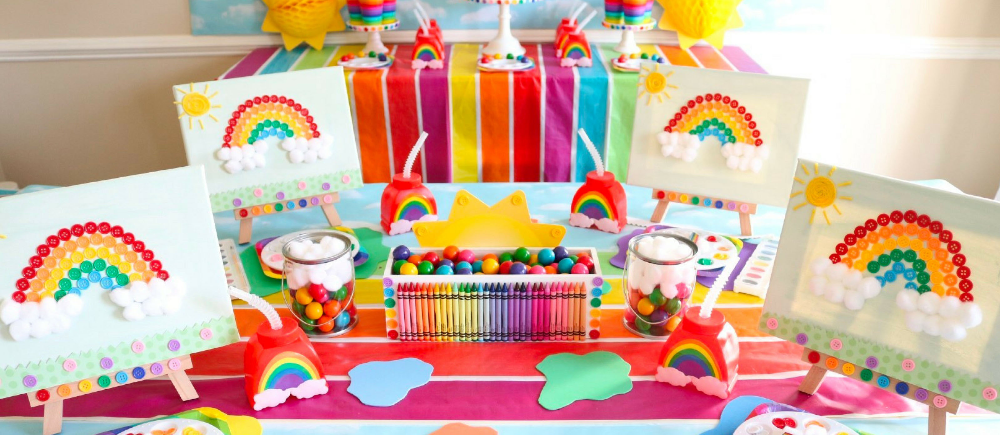 Rainbow Crafting Playdate