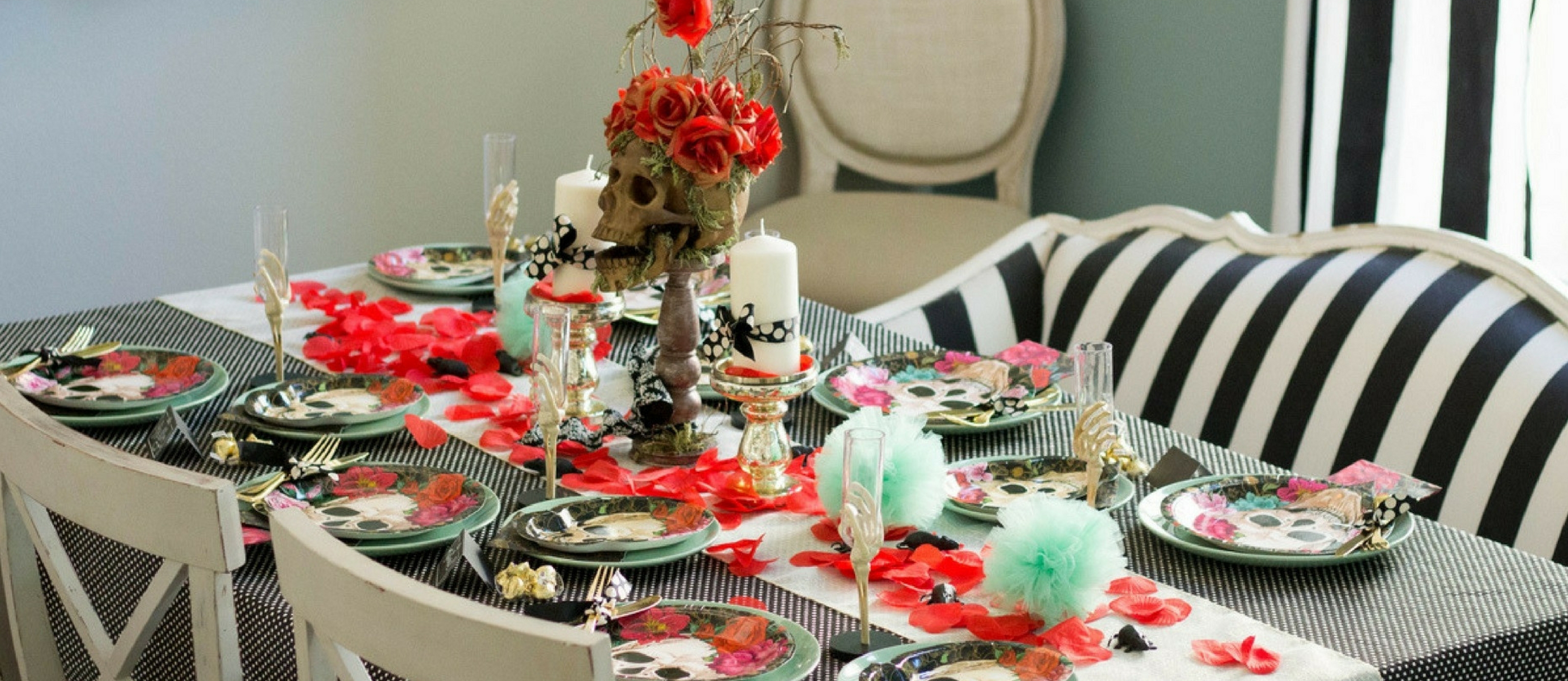 Spooky Floral Themed Halloween Party