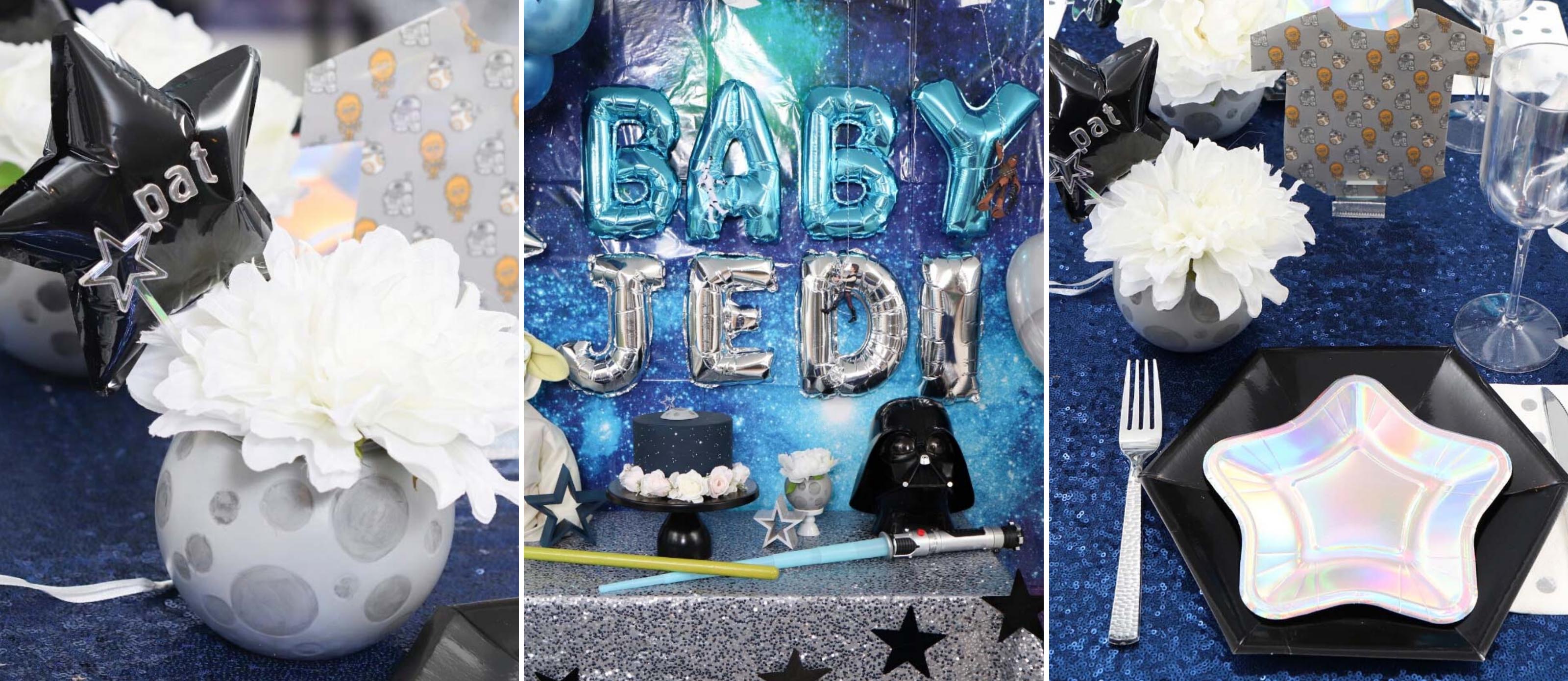 star wars baby shower centerpieces