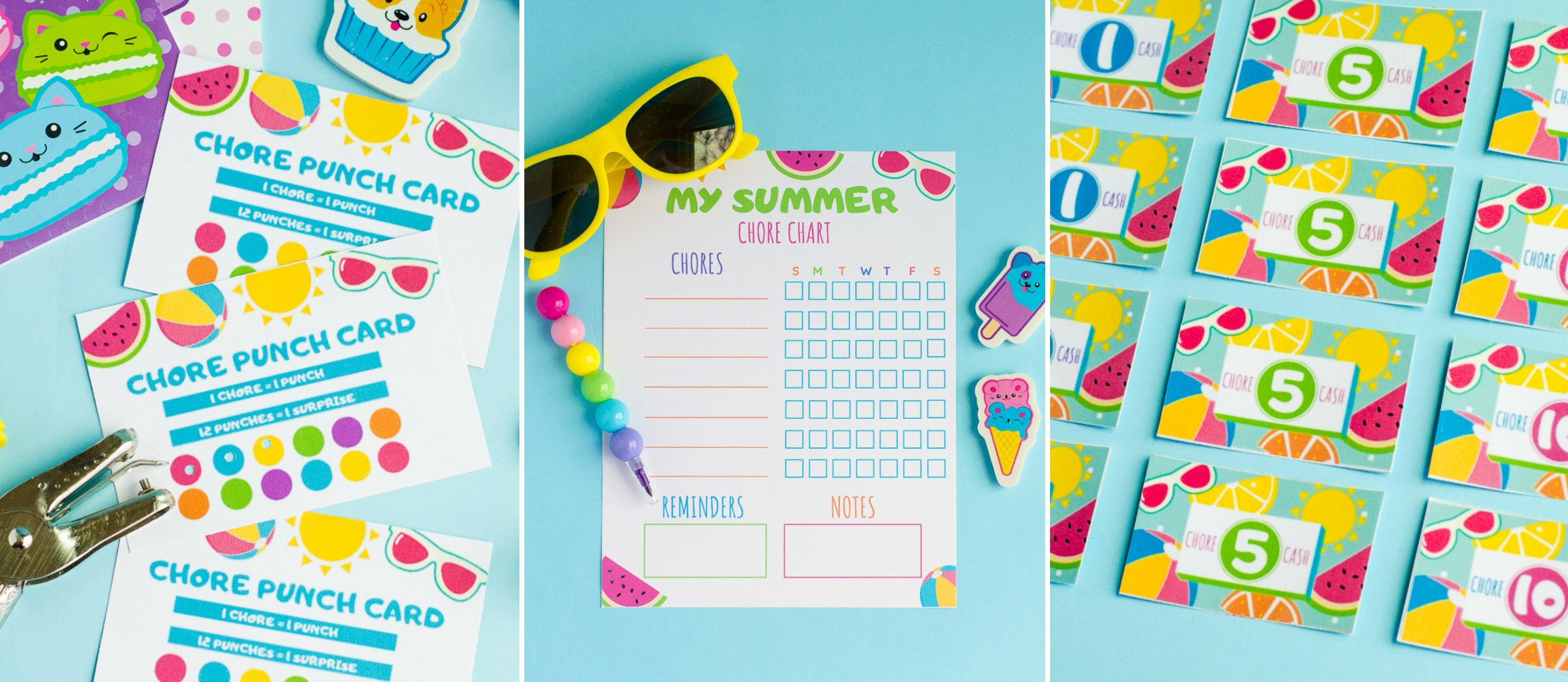 3 Ways to Make Summer Chore Charts