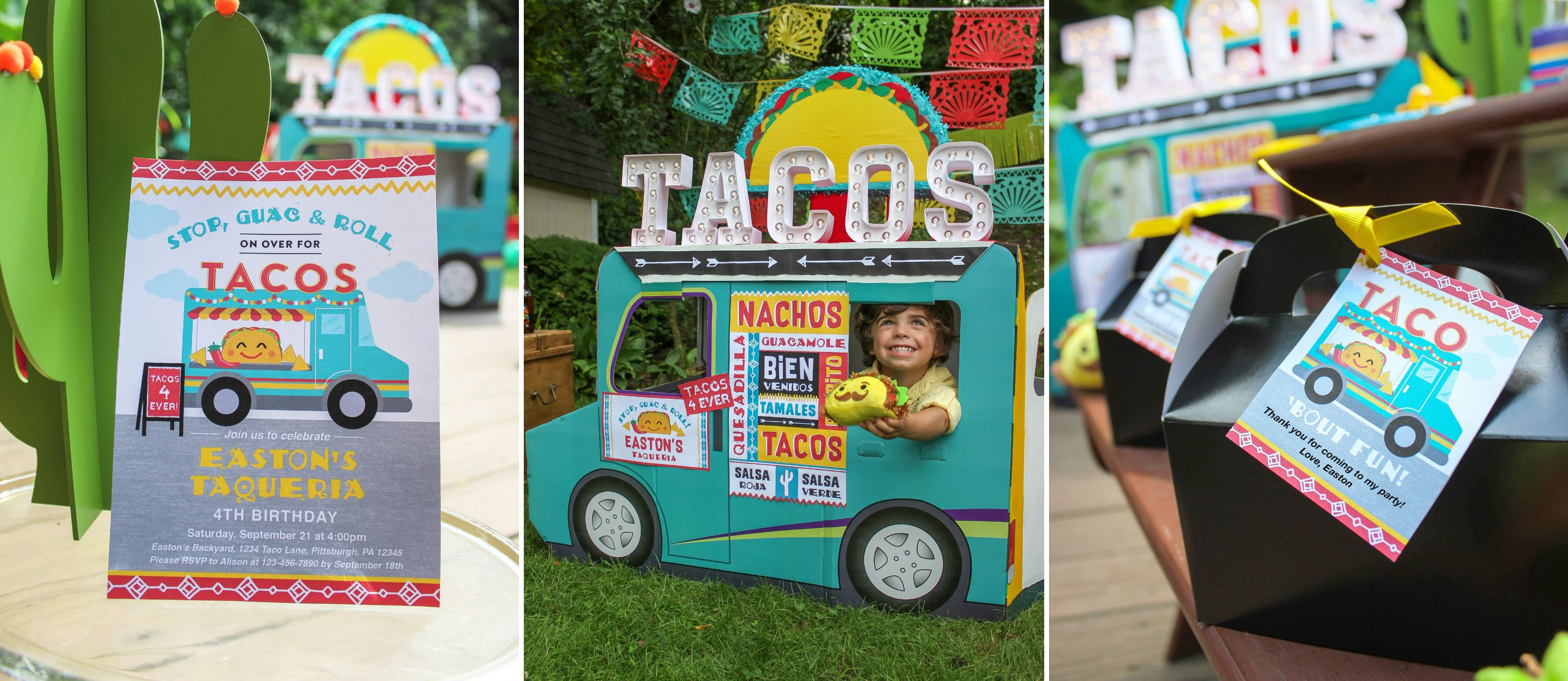 Taco Truck Birthday Party Printable Pack