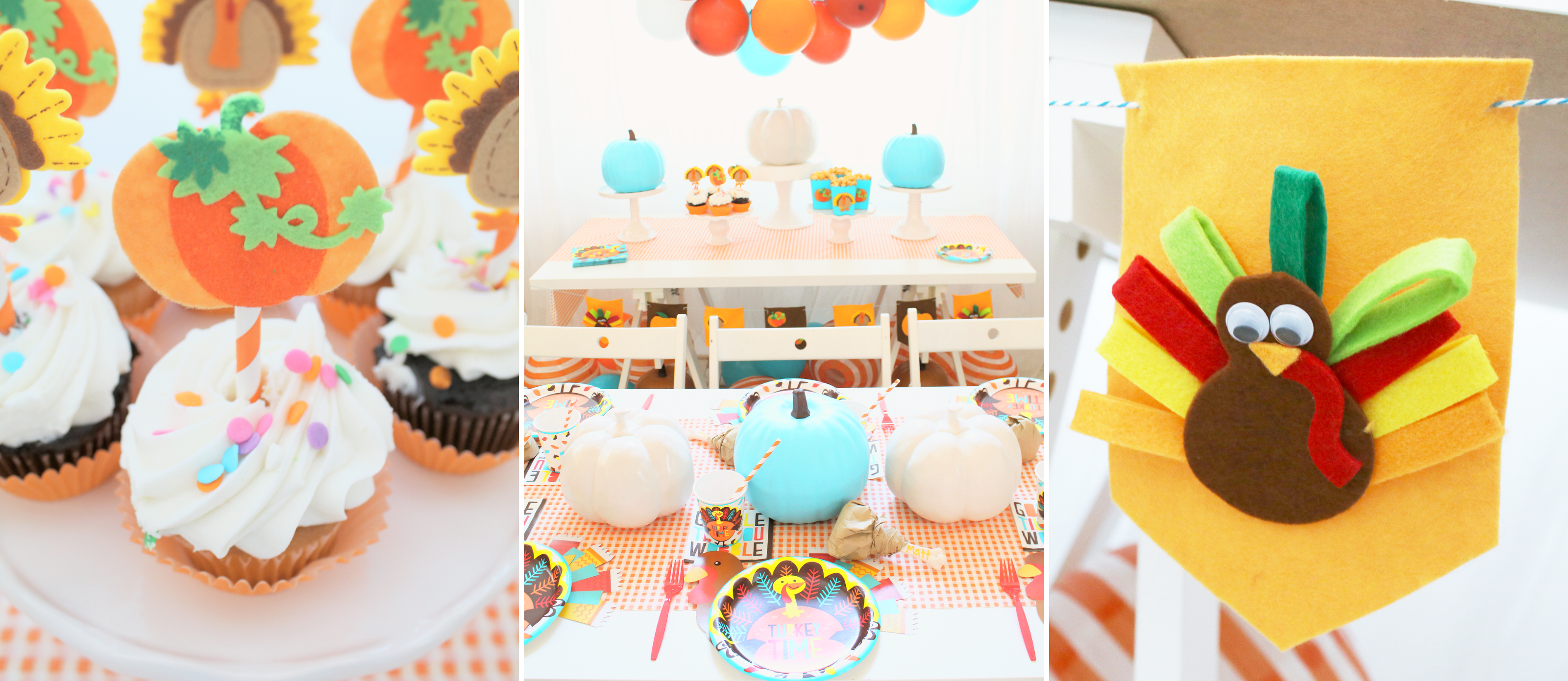 Kids' Turkey Themed Thanksgiving Party