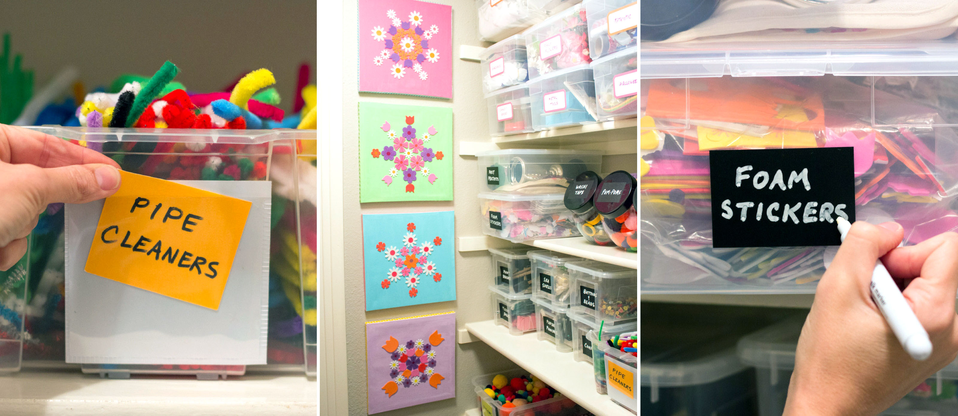 How to Organize Kids Crafts So They'll Actually Use Them