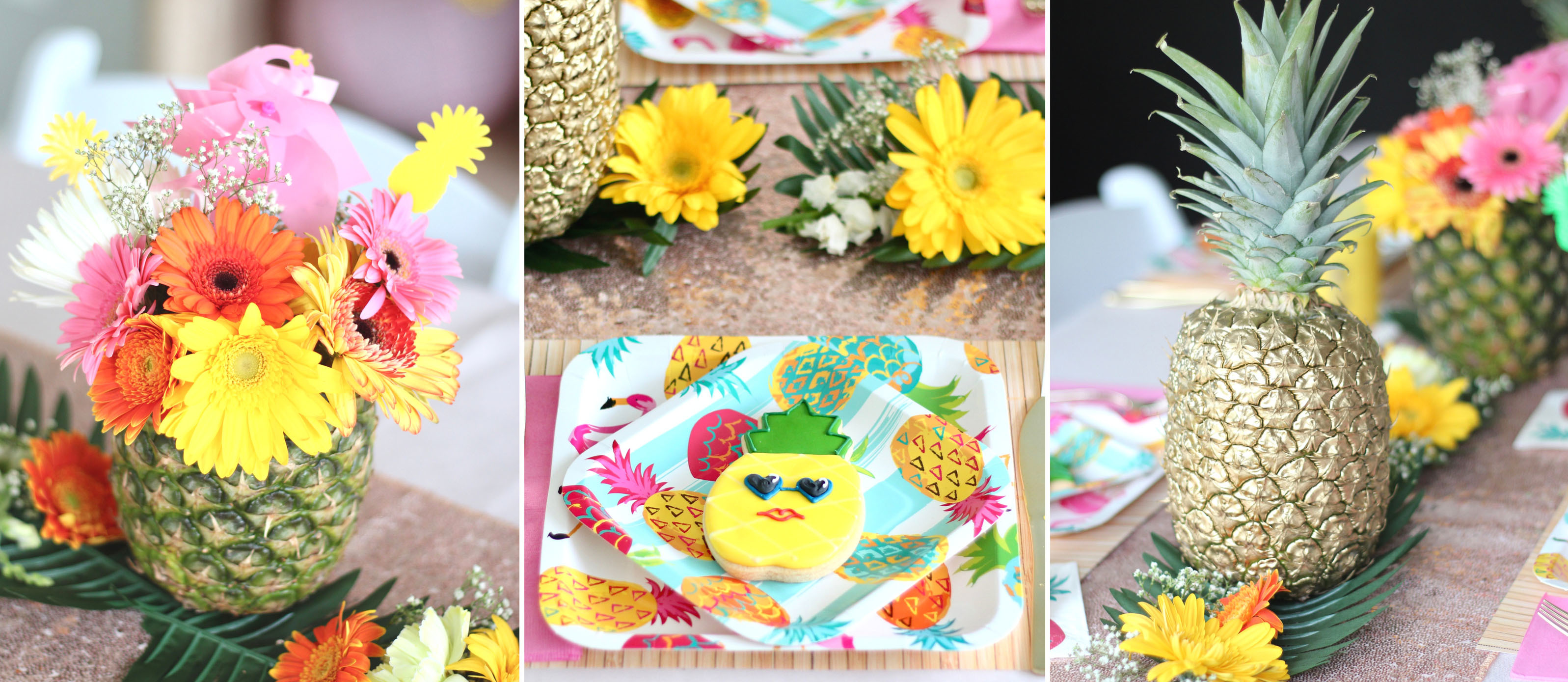 tropical baby shower party favors