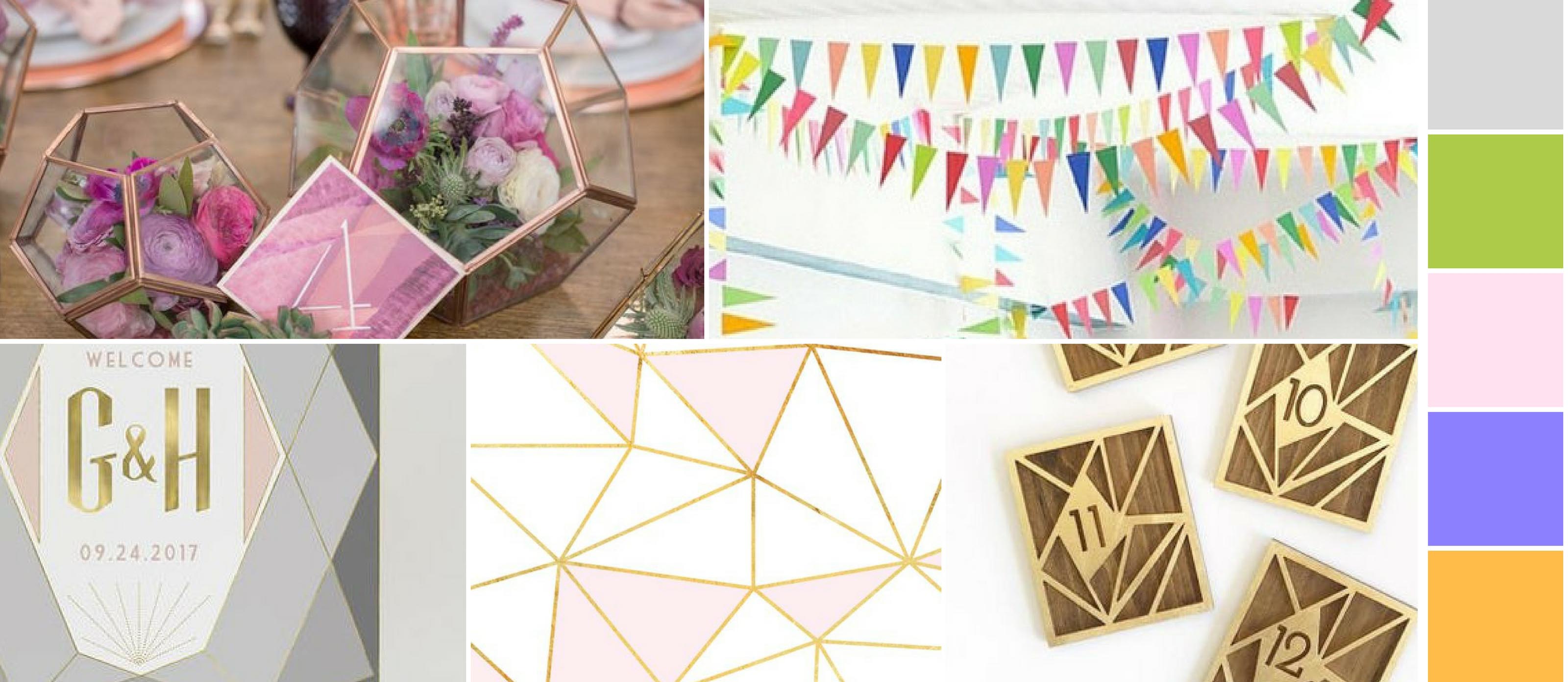 Urban Geometric Wedding Inspiration