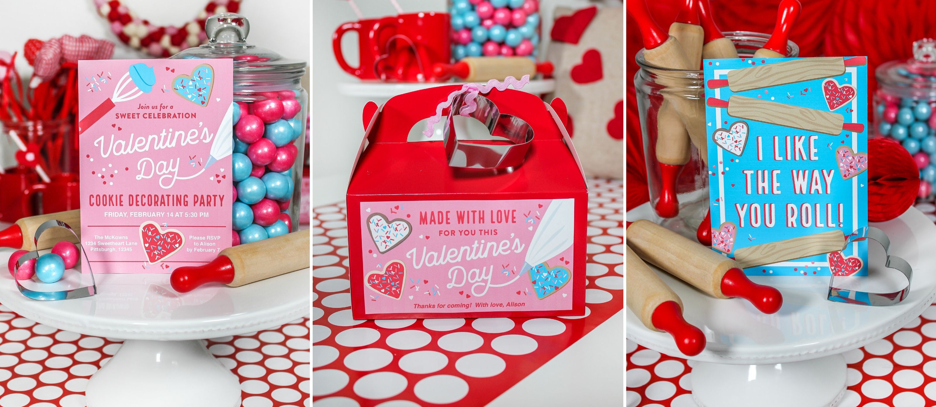 Valentine's Day Baking Party Printable Pack