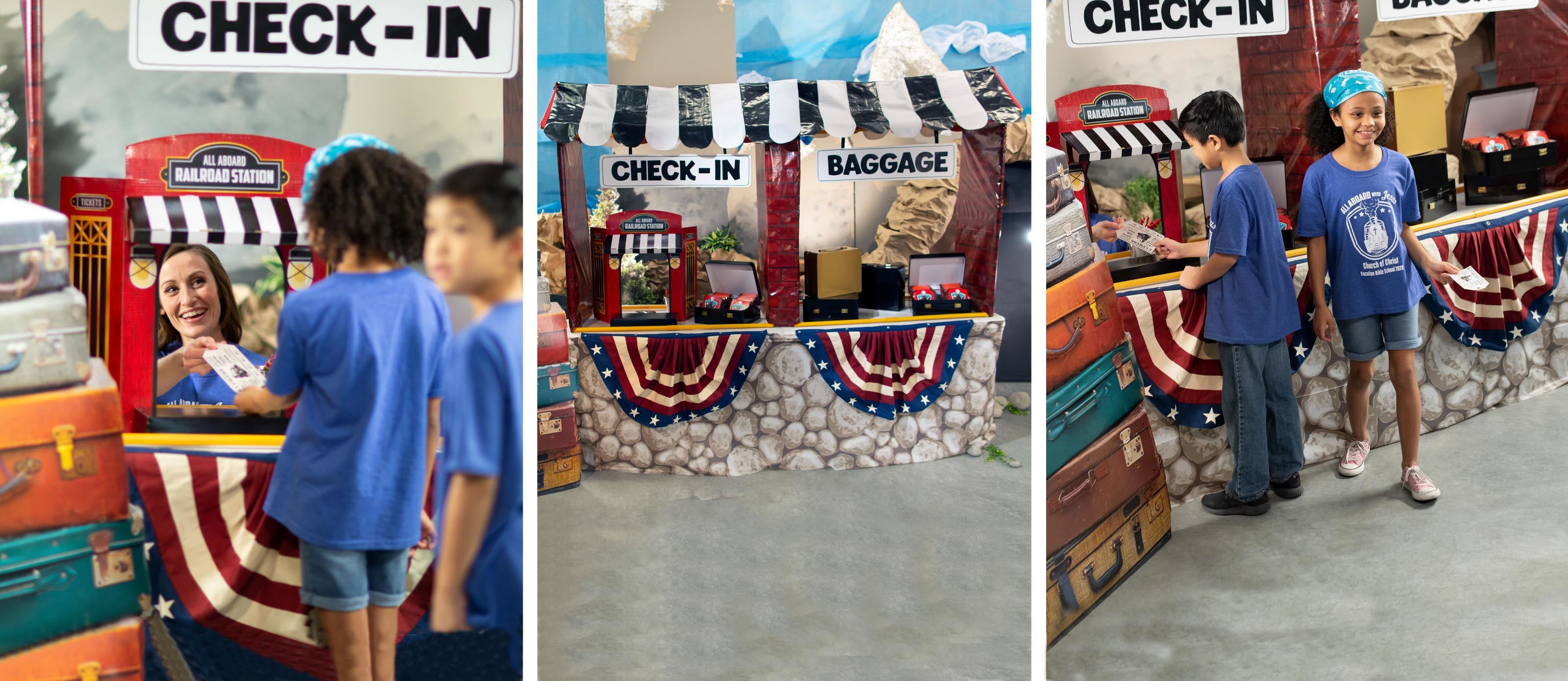 VBS Railroad Check-In Station Idea