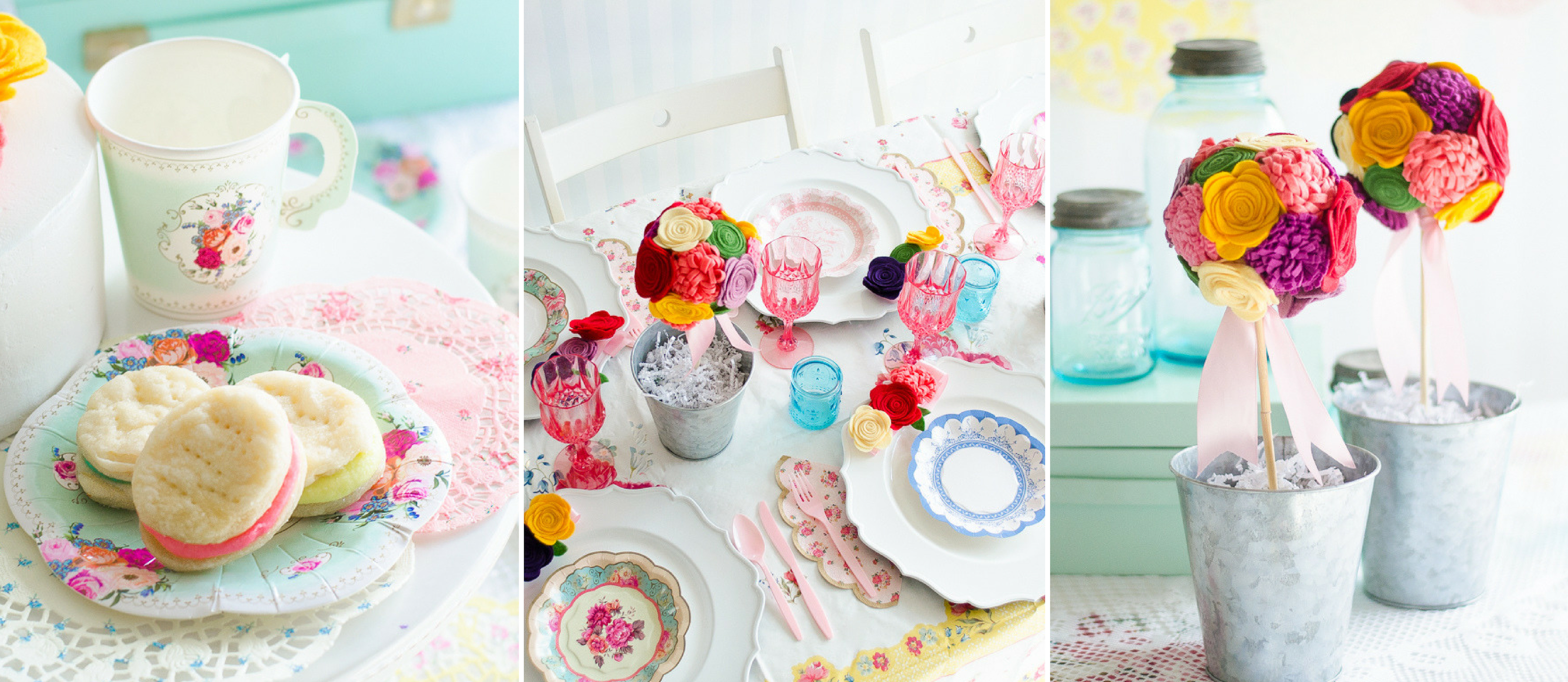 Floral Vintage Bridal Luncheon