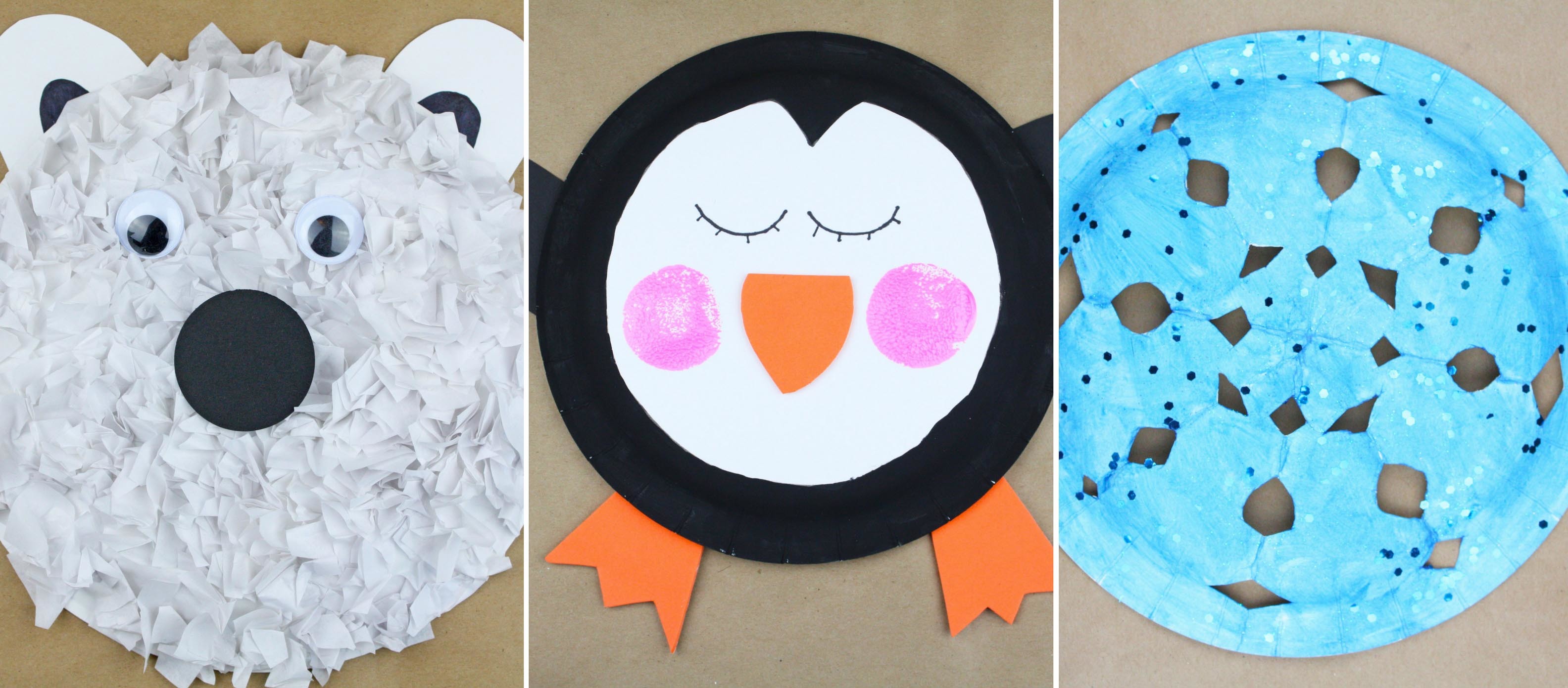 25 Easy Paper Plate Winter Crafts For Kids To Make  Winter animal crafts, Winter  crafts preschool, Winter crafts
