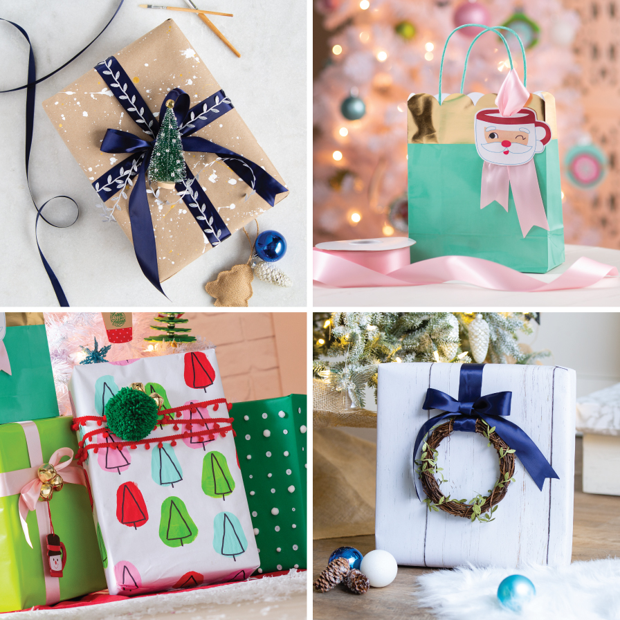 Mod Holiday Gift Wrapping Ideas | HGTV