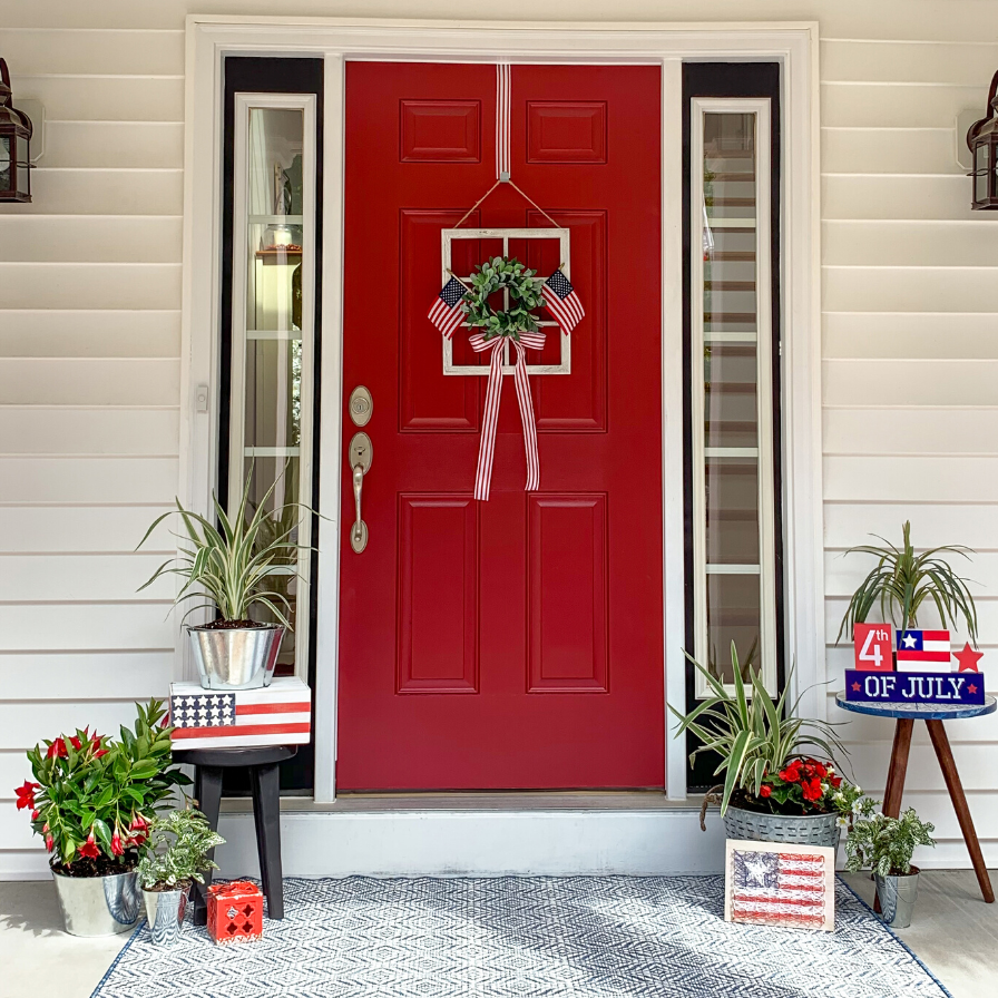 4th of July Patriotic Porch