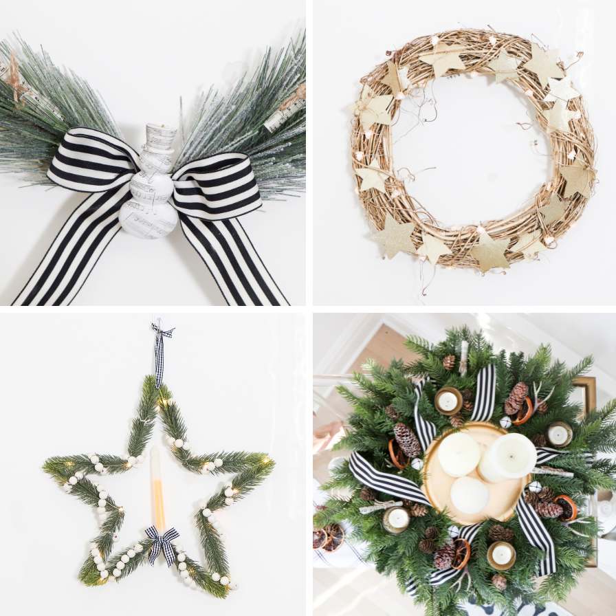5 Nordic Style Holiday Wreath Craft Ideas