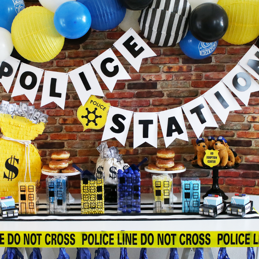 Police Party Napkins x 16  Kids Party Tableware Boys Party 