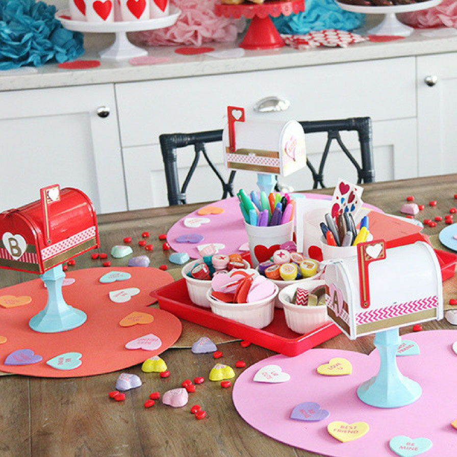 Family Valentine Crafting Party