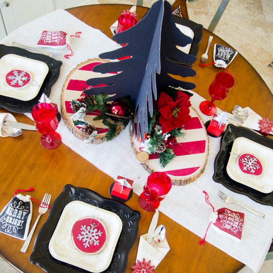 Rustic Chalkboard Christmas Party
