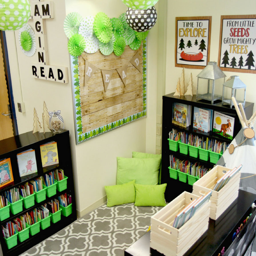 Adventure Themed Library Nook