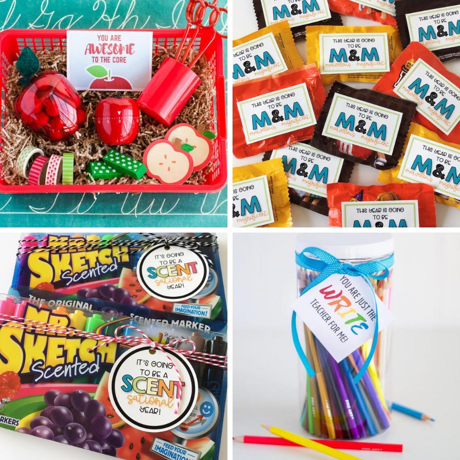 Hope You Have a M&M {Marvelous & Magnificent} Year! :: Back to School  Classroom Favor Treats :: 