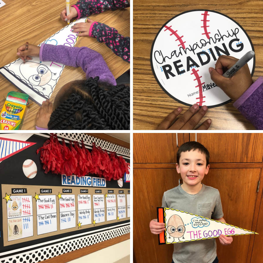 Baseball Themed Reading Activity