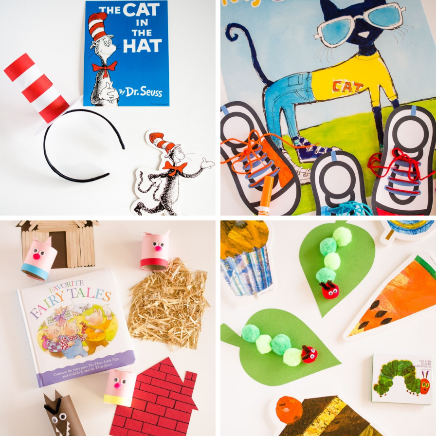 5 Book Inspired Crafts for Kids