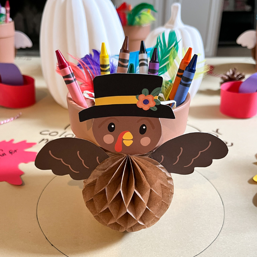 Colorful Kids' Friendsgiving Party Printables