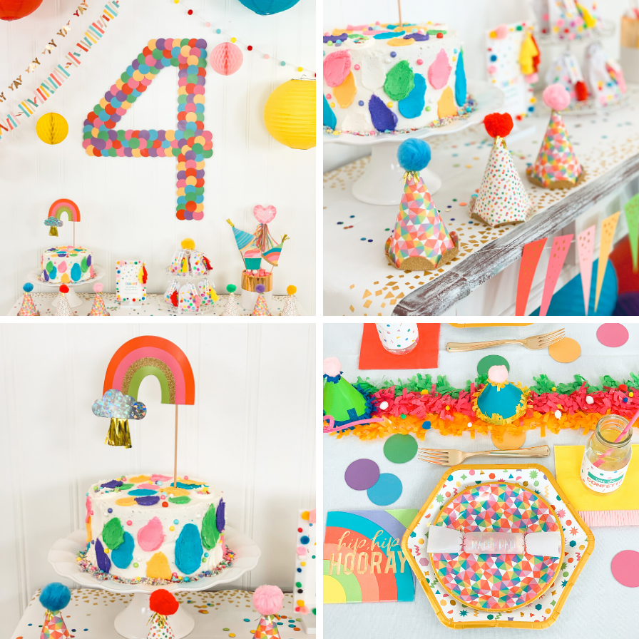 Mixed Color Confettis Saupoudrer Happy Birthday Party Décoration Fête