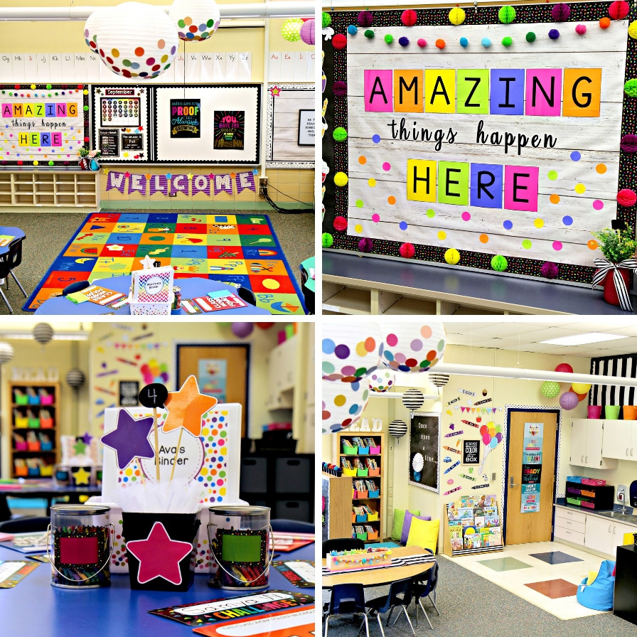 Confetti Classroom Theme Reveal | Fun365