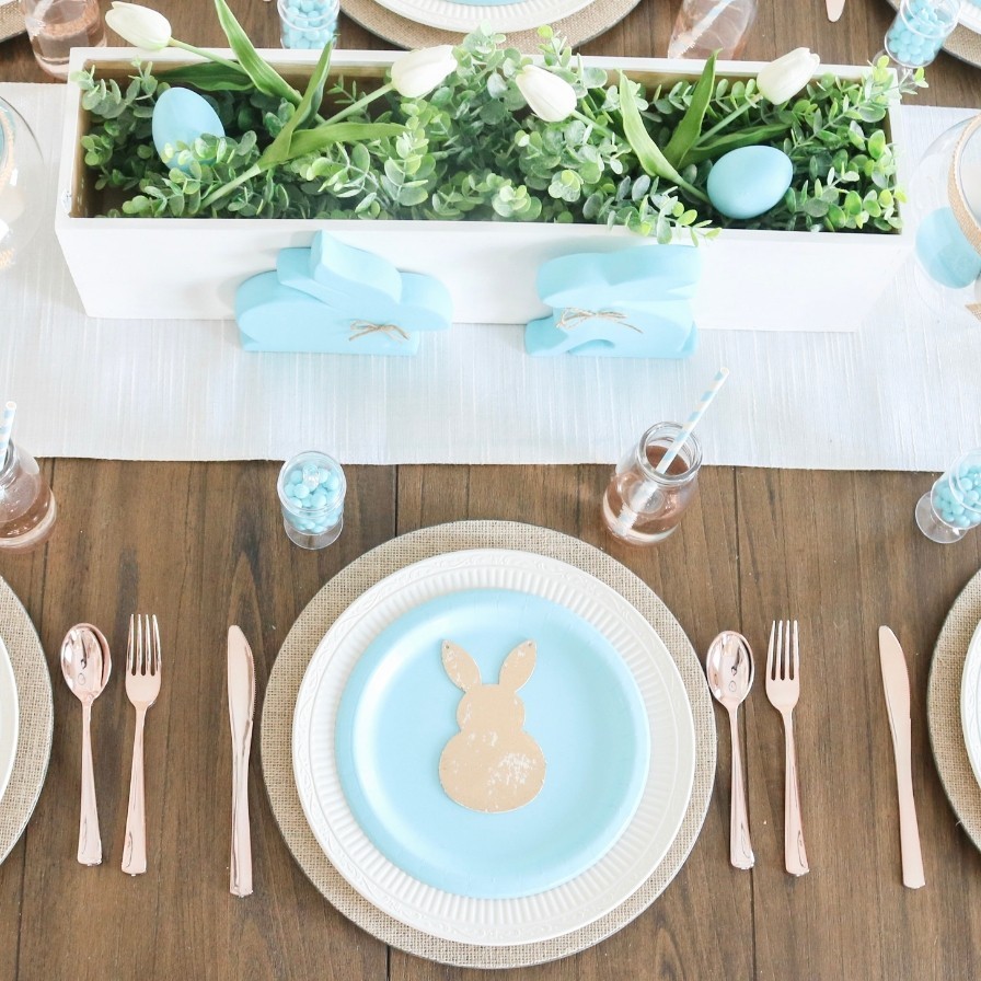 Blue & Copper Easter Brunch