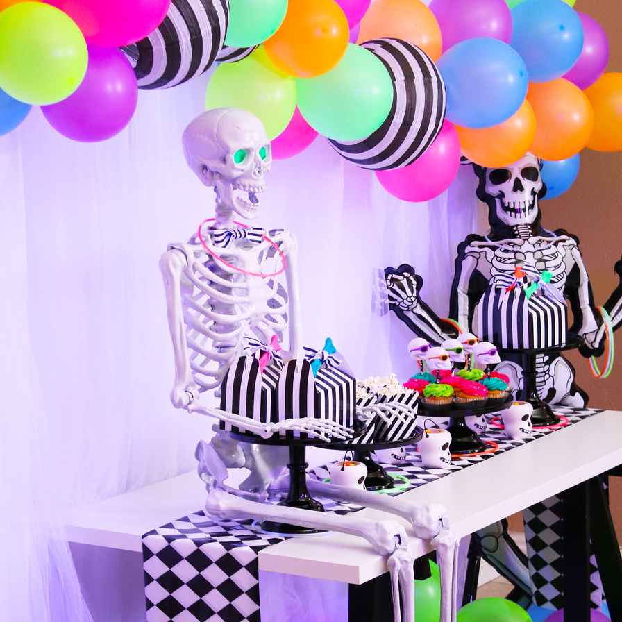 Neon Kids' Halloween Party