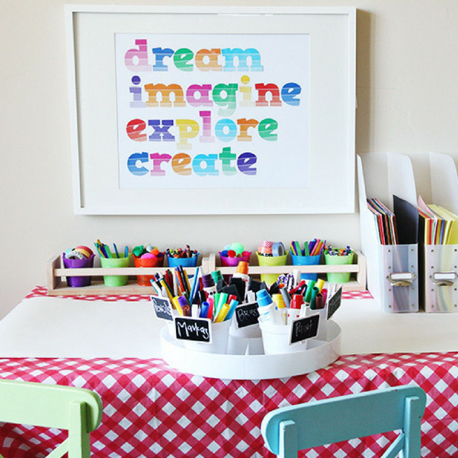 Kids Art Nook Ideas Fun365