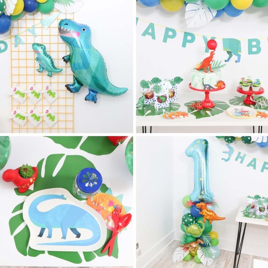 Reusable Dinosaur Straws--Dinosaur Birthday Party Supplies 24 Straws + 6  Tattoos