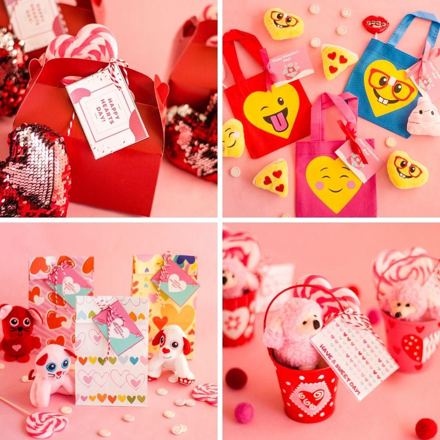 5 Free Printable Valentine Favor Tags