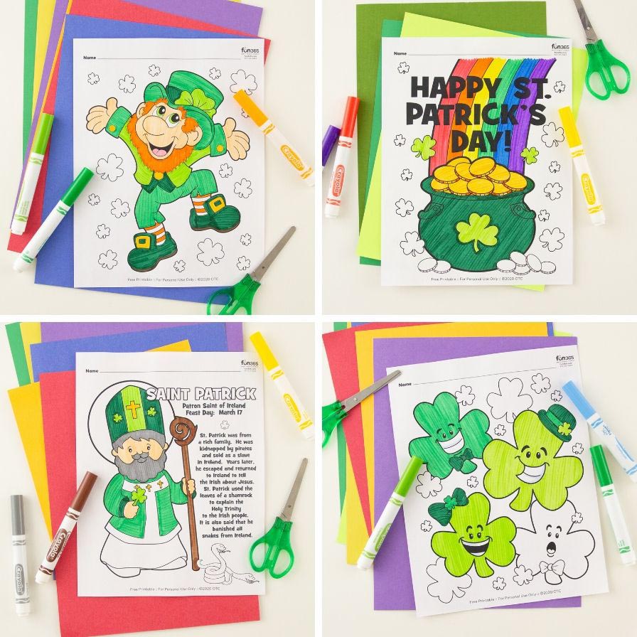 Free St. Patrick's Day Coloring Pages | Fun365