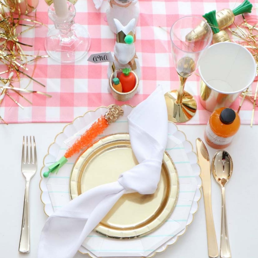 Gold Easter Brunch Ideas