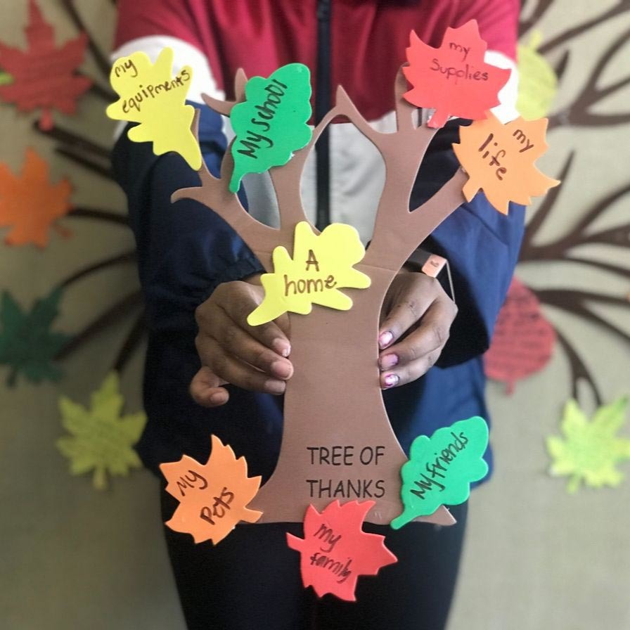 Gratitude Tree Bulletin Board & Craft
