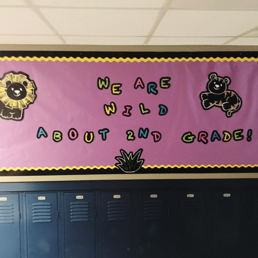 We Are Wild About A New Year Bulletin Board | Fun365