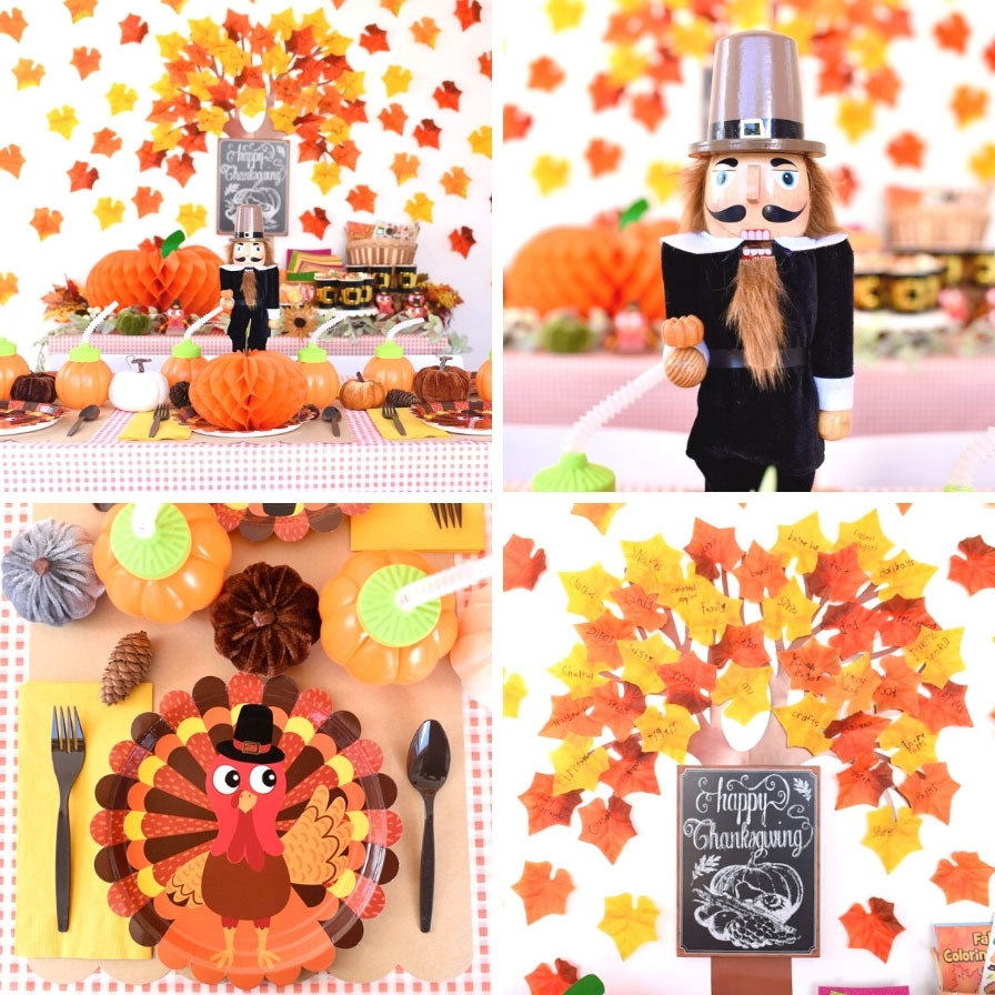 Kids' Friendsgiving Table Idea
