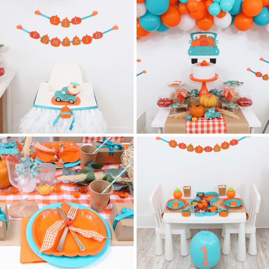 Pumpkin Patch Inspired 1st Birthday