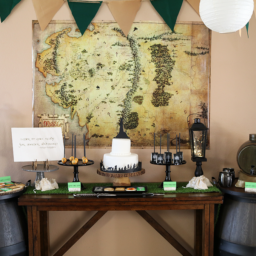 DIY Lord of the Rings Party Decorations - Party Like a Cherry